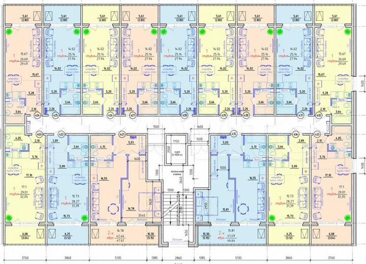 2-к. квартира, 43,2 м², 1/5 эт.
