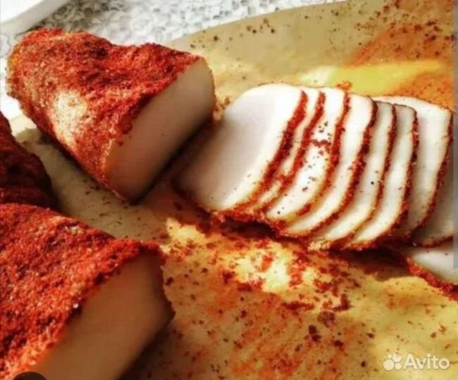 Курдюк горячего копчения