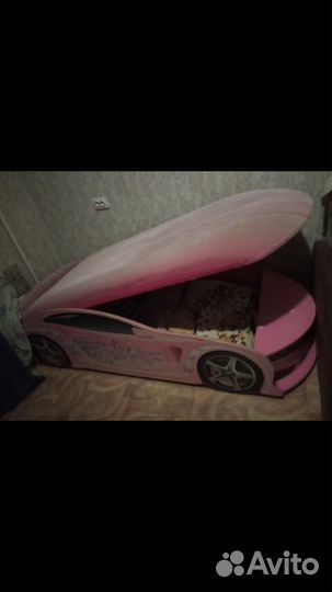 Кровать машинка бу для девочки