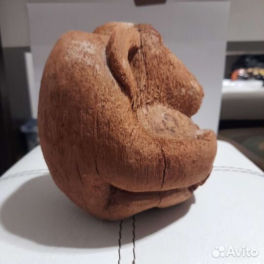 Винтажная обезьяна из кокоса