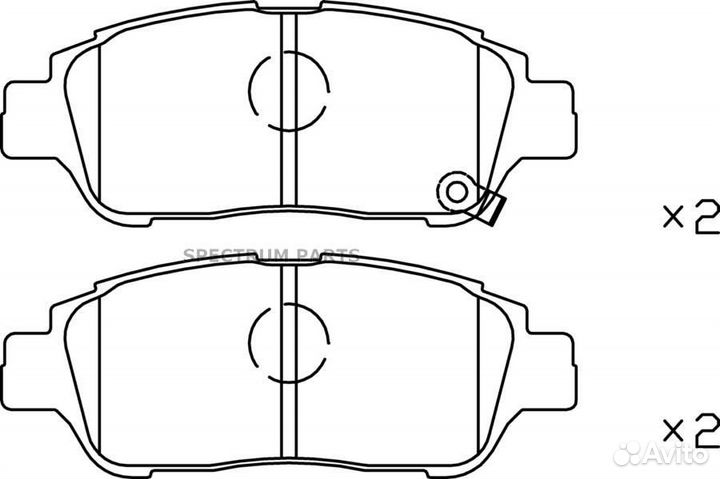 Тормозные колодки FBL AFP FBL AFP392S