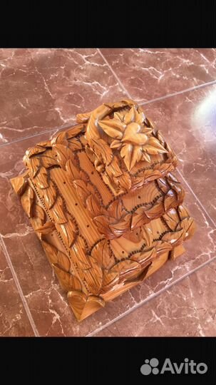 Шкатулка 3-х этажная