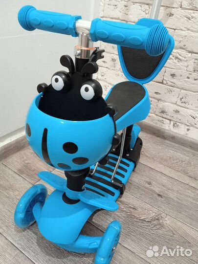 Самокат-беговел 5*1 Rich Новые