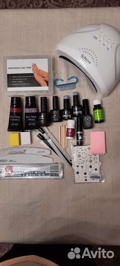 Набор для наращивания ногтей бу