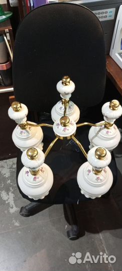 Люстра потолочная подвесная бу