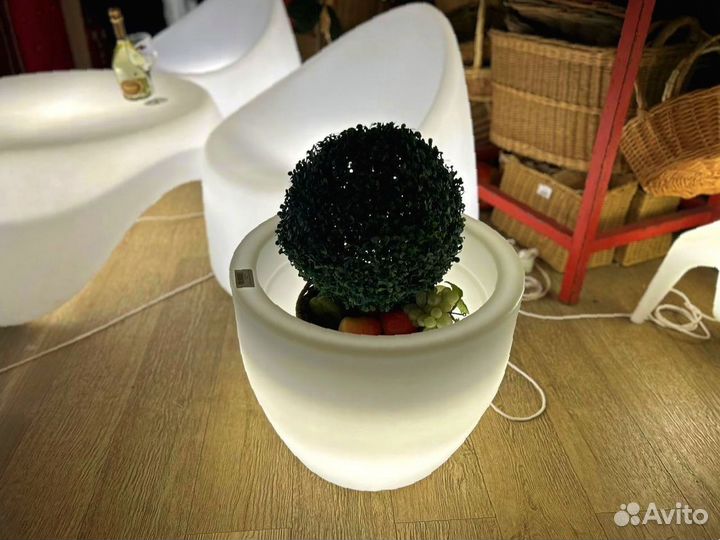 Кашпо с подсветкой