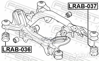 Сайлентблок задн балки подходит для Land Rover