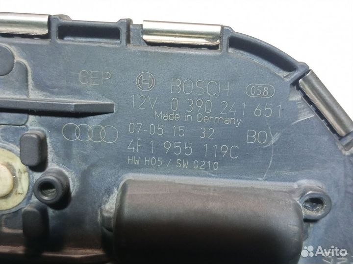 Двигатель дворников audi a6 c6