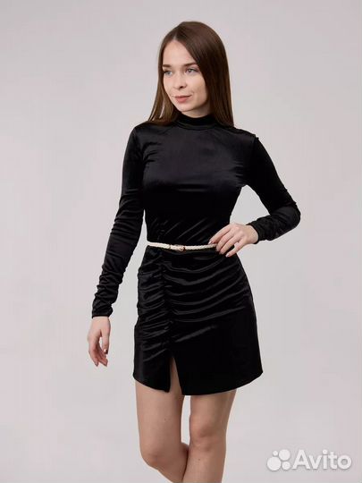 Ремень Узкий плетеный кожный косичка