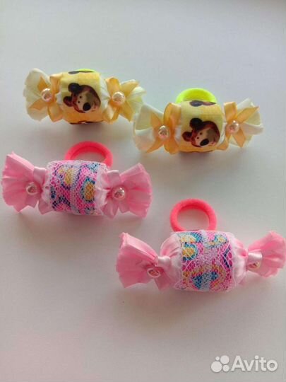 Резинки для волос ручной работы