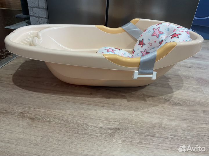 Ванночка детская с матрасиком для купания