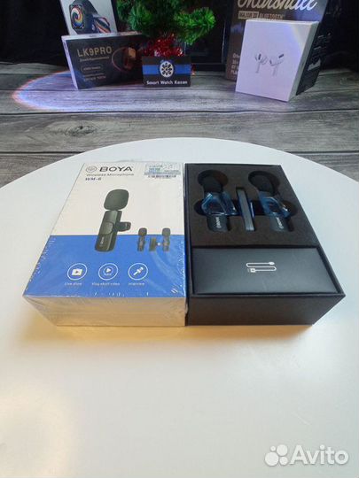 Беспроводной петличный микрофон boya