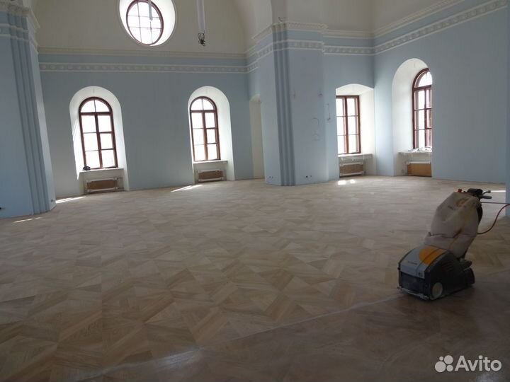 Паркет.Шлифовка (Циклевка) паркета в Твери