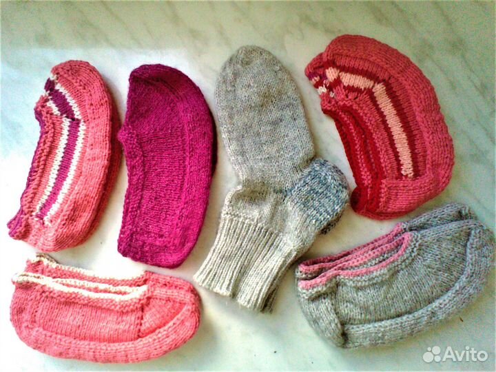 Носки шерстяные, следы размеры 37-40