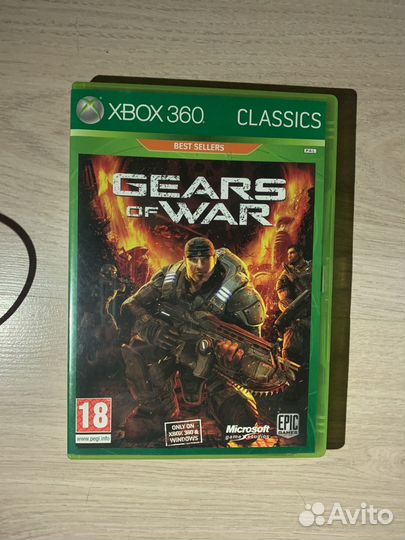 Gears of war Xbox 360 диск
