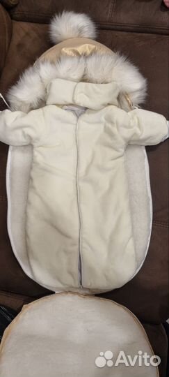 Конверт на выписку зимний с мехом