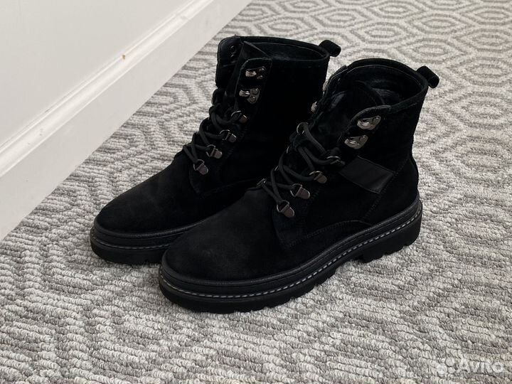 Ботинки зима нат замша