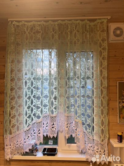 Тюль с гординой