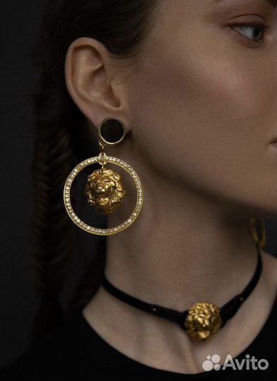 Дизайнерские серьги новые