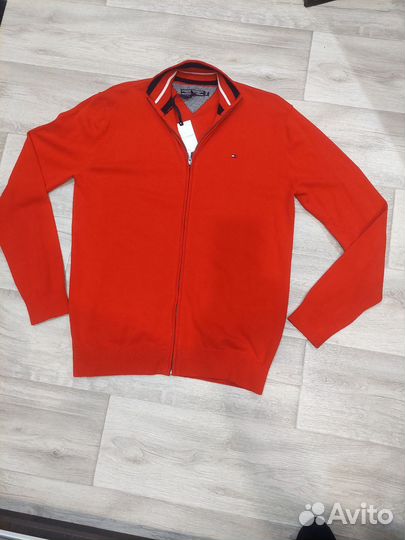 Кардиган мужской на молнии Tommy Hilfiger XL