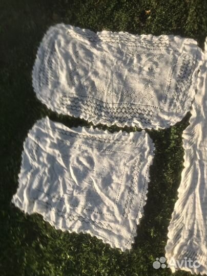 Пуховый платок паутинка