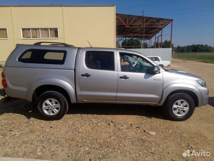 Toyota Hilux Vigo кунг на пикап из композита