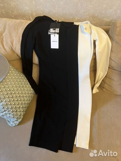 Twinset Двухцветное платье асимметричного кроя