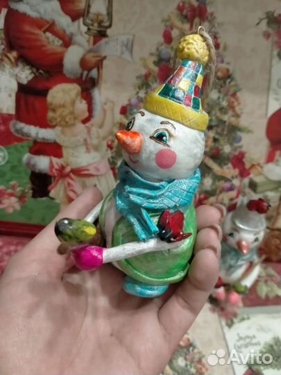 Снеговики ёлочная игрушка