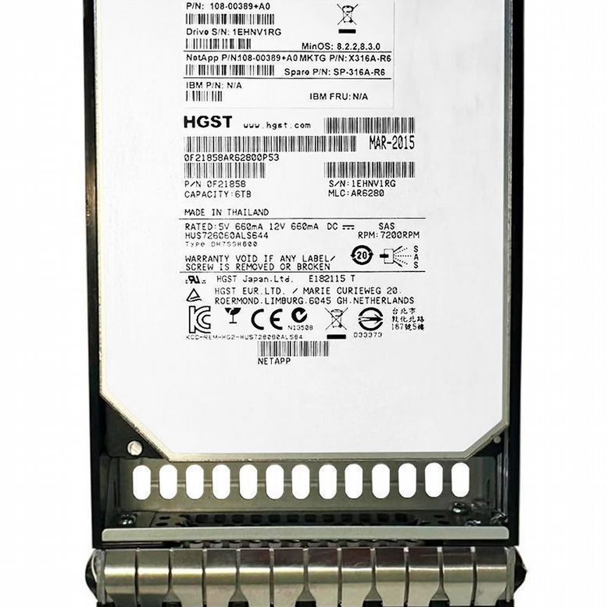 [X316A-R6] Жесткий Диск Network Appliance X316a-R6 6tb Sas