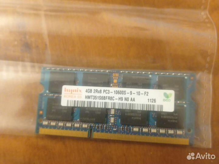 Оперативная память ddr3 для ноутбука 4 гб