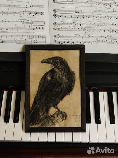 Картина углём, графика