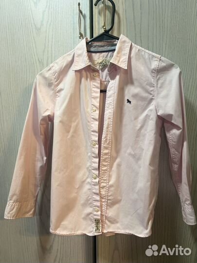 Рубашки пакетом 128 134на мальчика