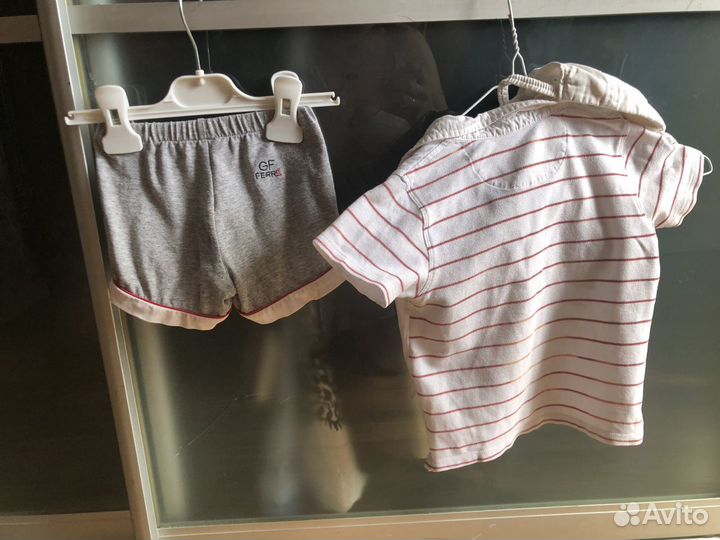 Шорты и кепка ferre 6-12 мес