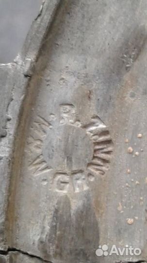 Антикварная пивная кружка 2 литра клеймо