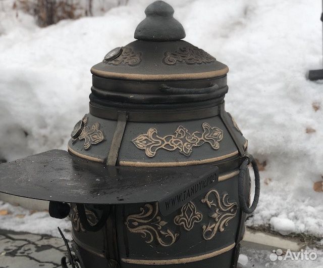 Тандыр «Фирменный» Графит, со столиком