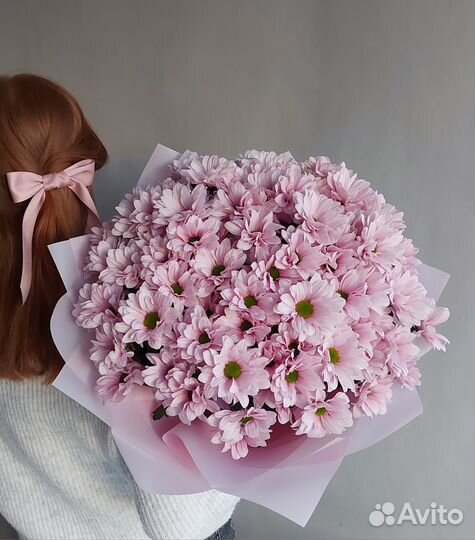 Букет Розовые ромашки