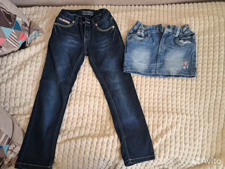 Вещи для девочки пакетом 116 размер