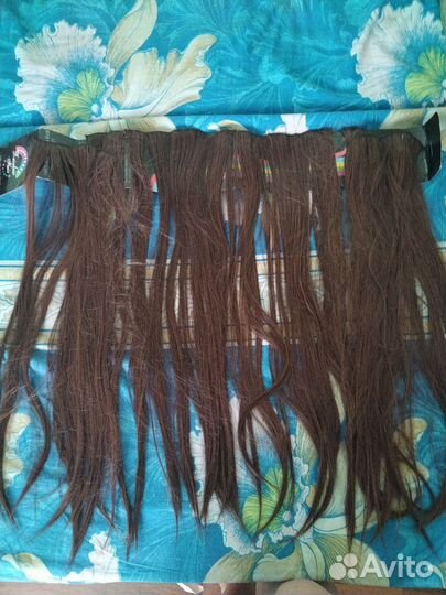 Волосы на заколках