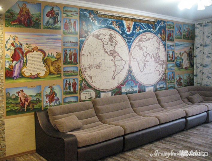 Роспись стен, потолков, фасадов