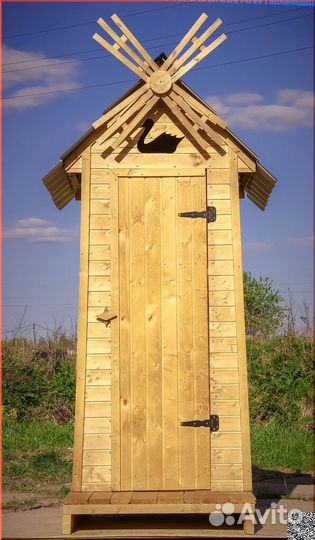 Дачный туалет с установкой