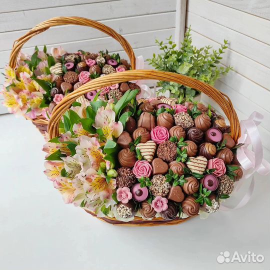 Съедобные букеты из конфет