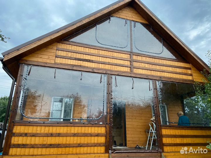 Мягкие окна на веранду, беседку круглый год