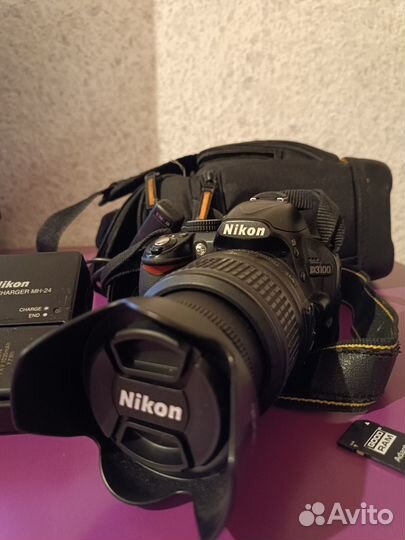 Зеркальный фотоаппарат nikon d3100 + допы