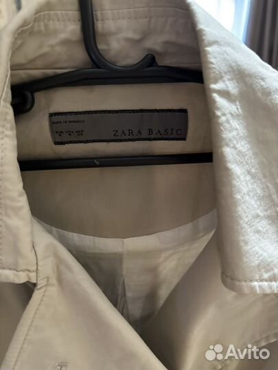 Тренч плащ zara