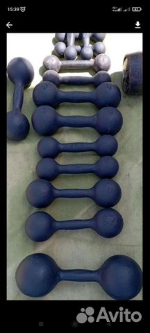 Гантели от 2 до 16кг гиря 16, 24