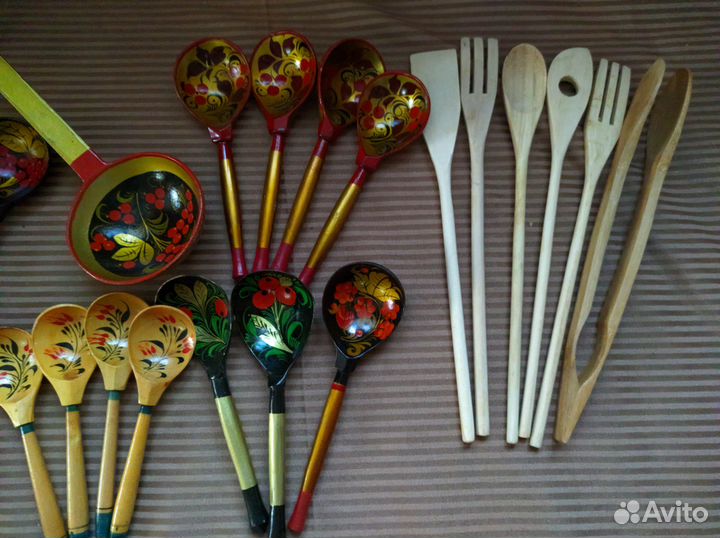 Деревянные ложки хохлома