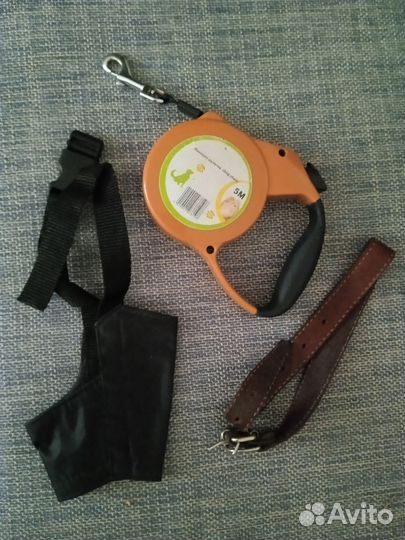 Куртка жилет для собак, ошейник, намордник,поводок