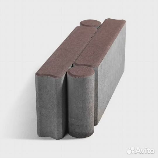 Бордюр тротуарный вибропрессованный 1000х200х80 мм