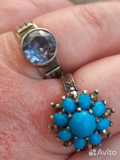 Кольцо серебро 875 СССР