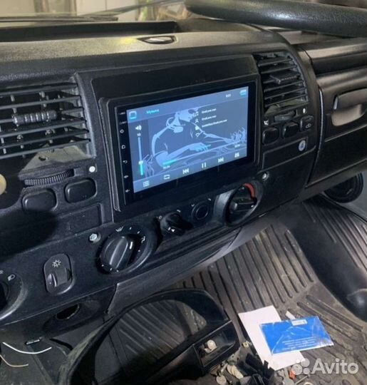 Магнитола на Газель Лисичка +рамка android 10